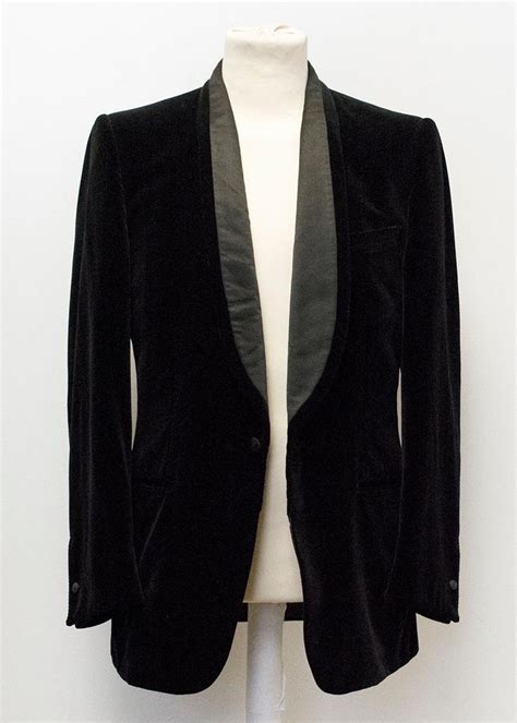 blaze ysl|saint laurent velvet blazer.